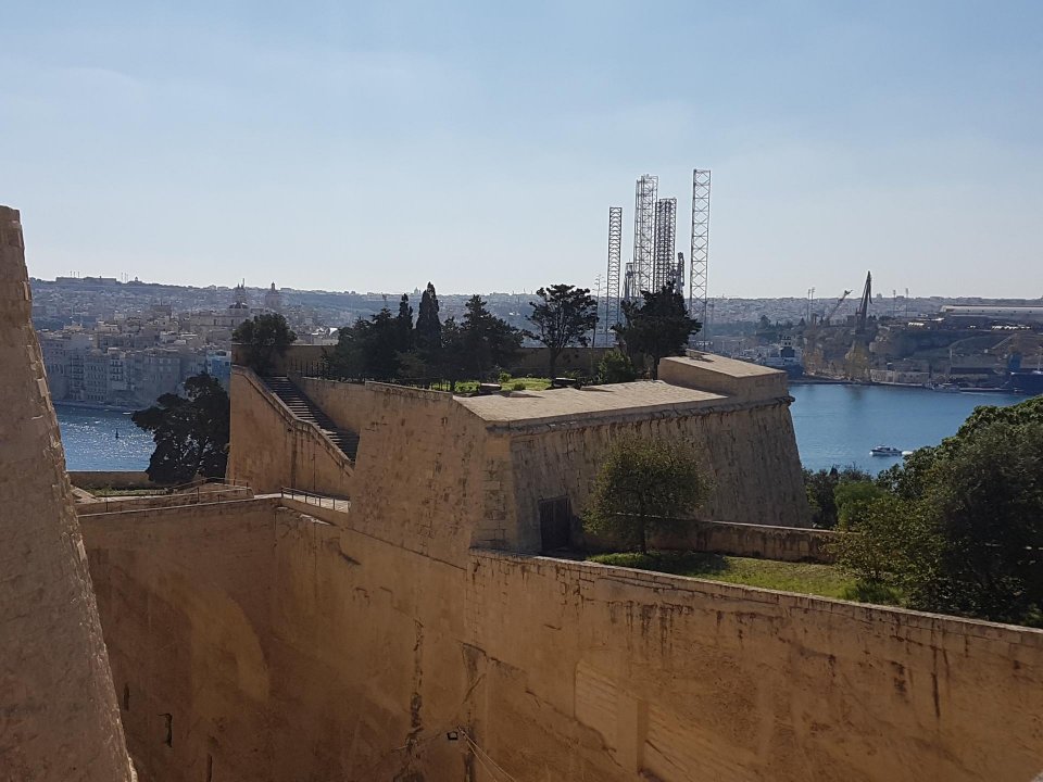 Arrival in Valletta